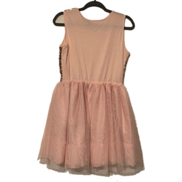 Children’s Place Pink Flip Sequin Dress Girl sz 16 - Picture 3 of 5
